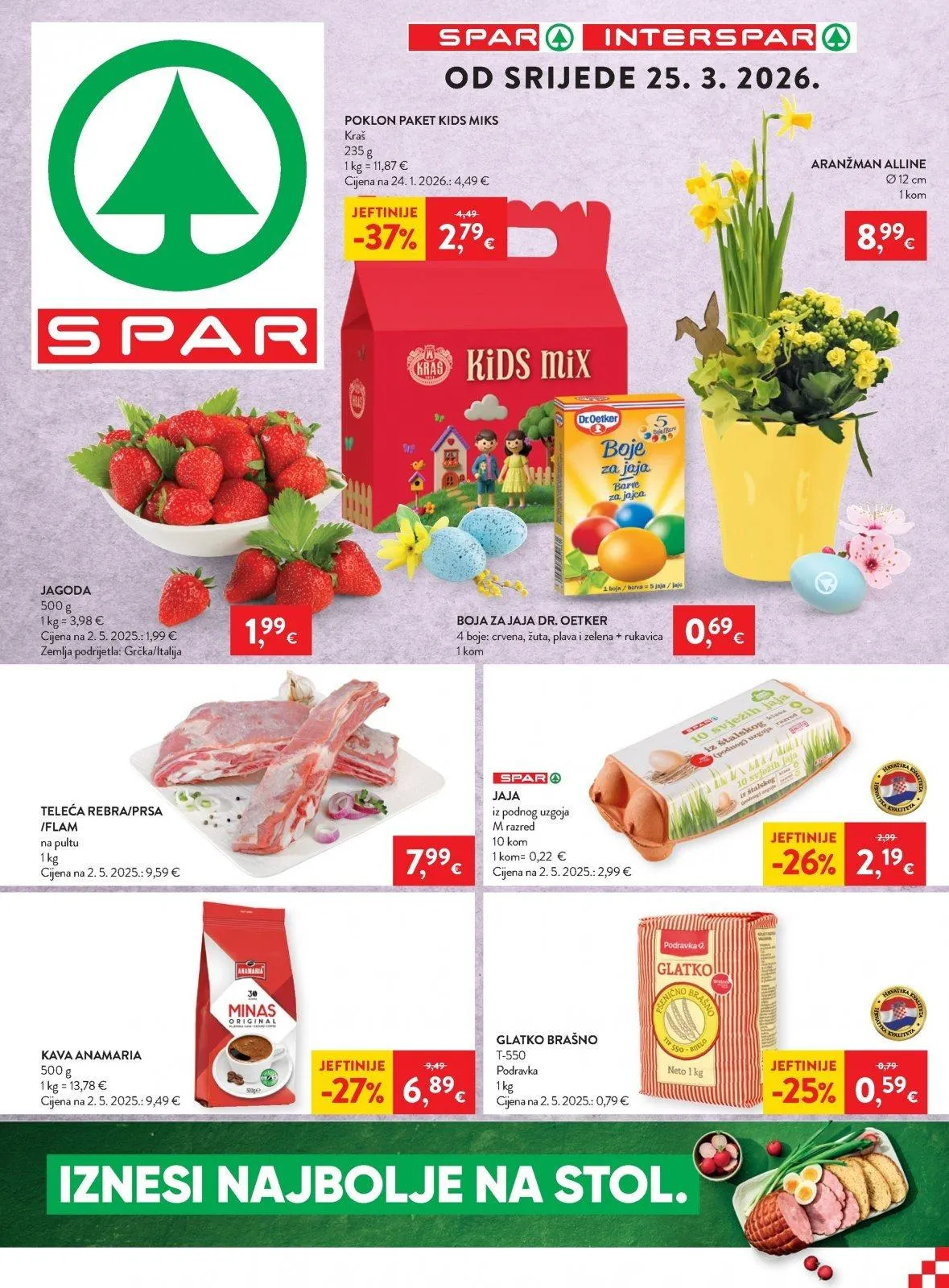 Katalog Spar katalog do 31.03.2026 od 26. ožujka do 31. ožujka 2026. - Pregled Stranica 1