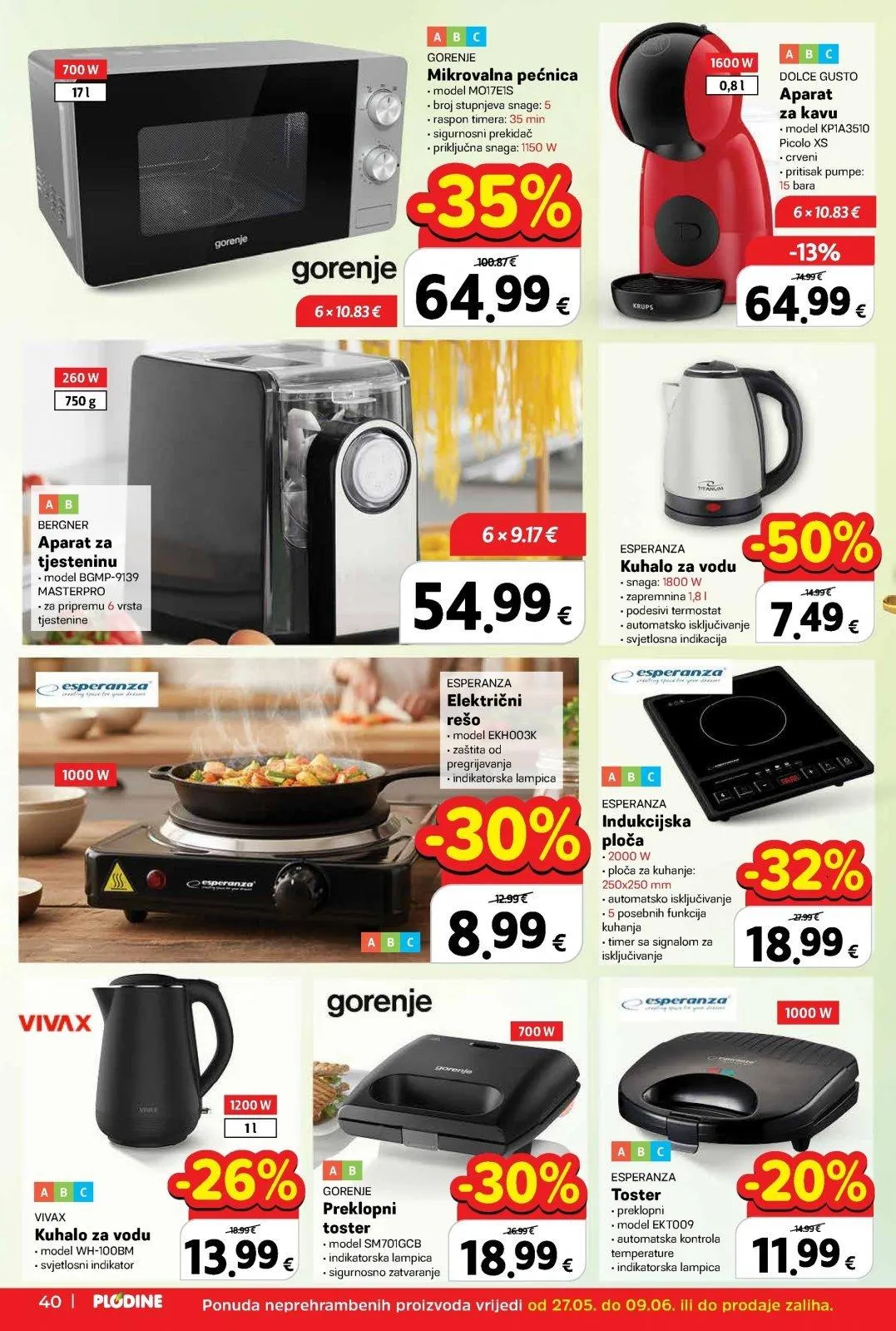 Katalog Plodine katalog do 02.06.2026 od 28. svibnja do 2. lipnja 2026. - Pregled Stranica 40