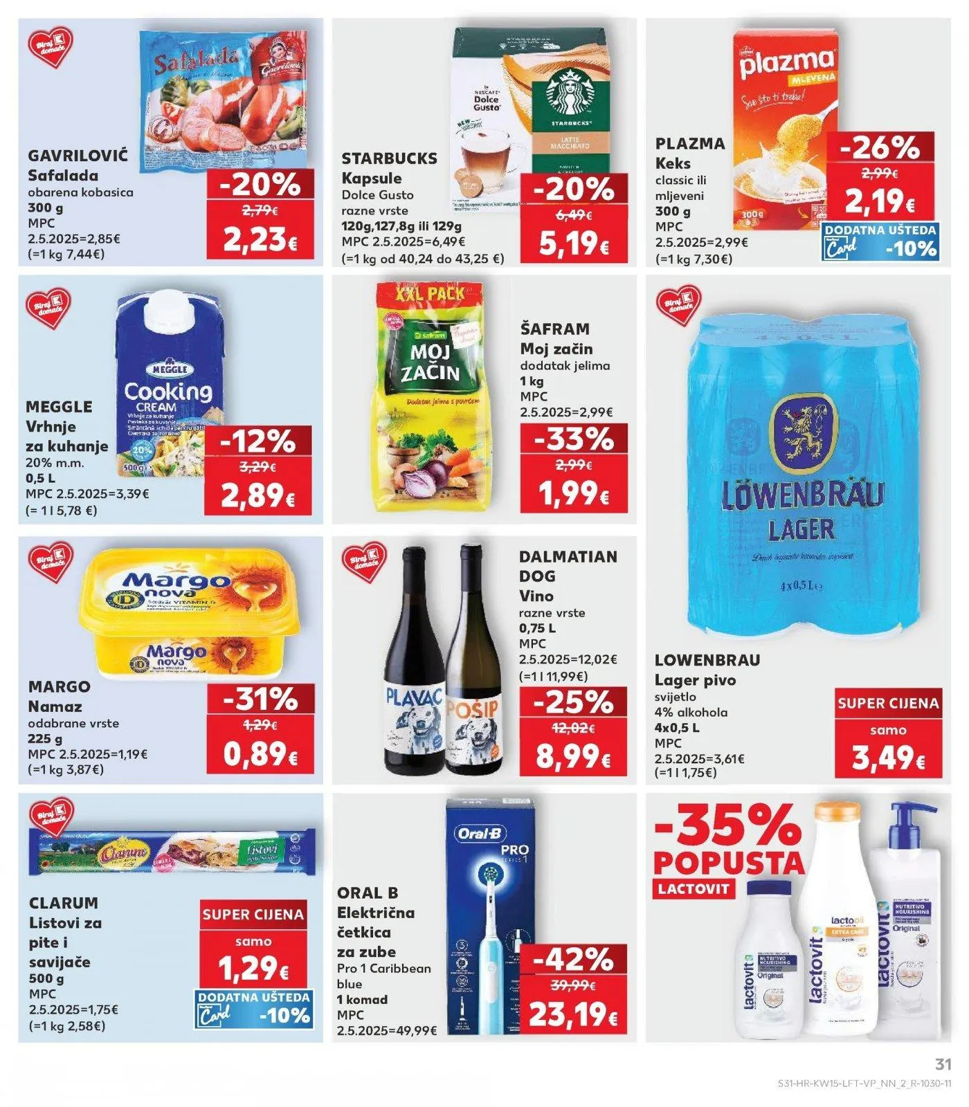Katalog Kaufland katalog do 14.04.2026 od 8. travnja do 14. travnja 2026. - Pregled Stranica 31