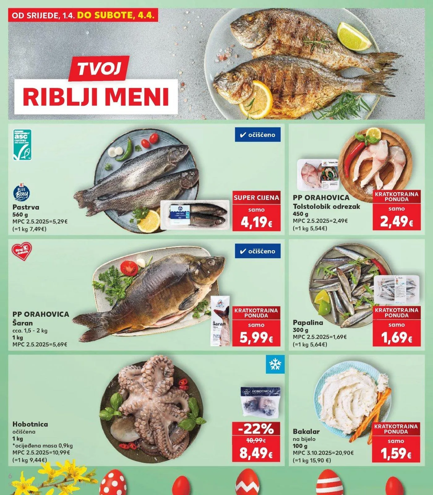 Katalog Kaufland katalog do 07.04.2026 od 1. travnja do 7. travnja 2026. - Pregled Stranica 6