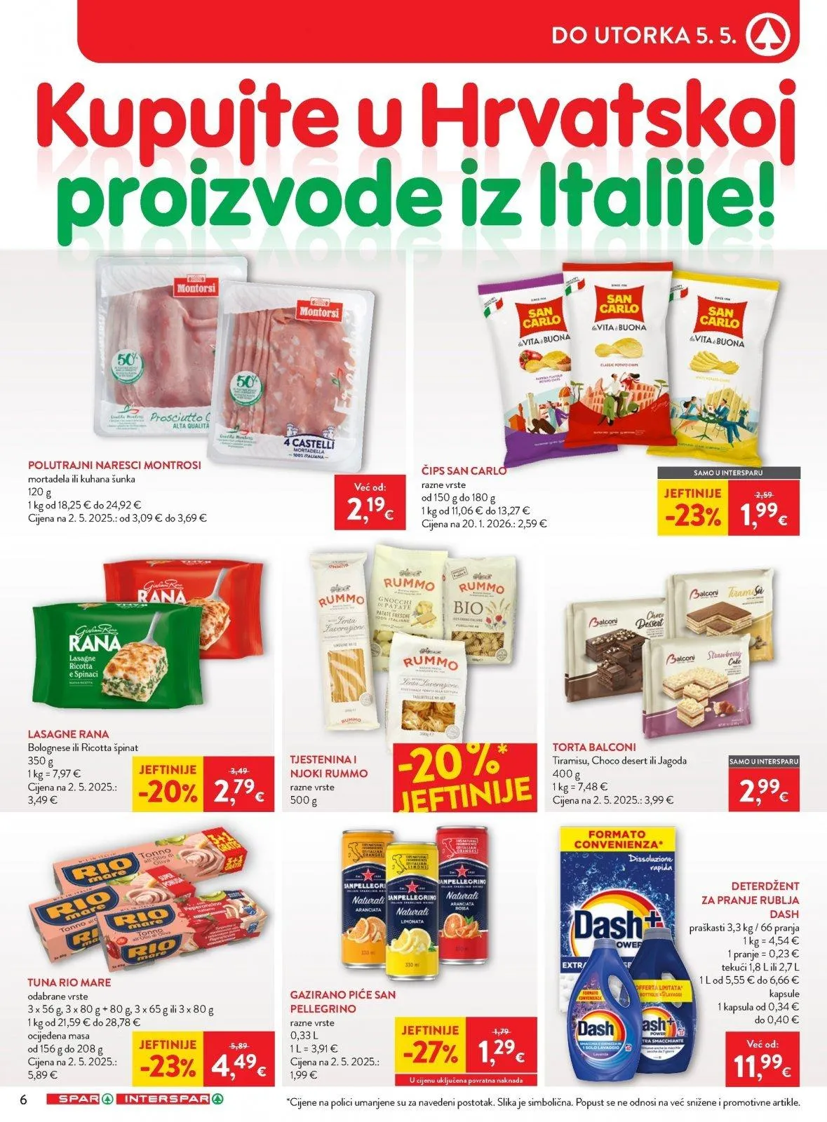 Katalog Spar katalog do 05.05.2026 od 29. travnja do 5. svibnja 2026. - Pregled Stranica 6