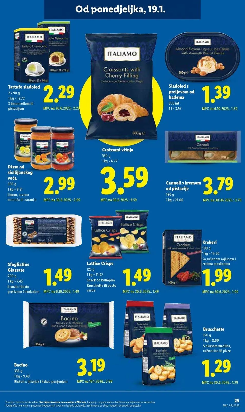 Katalog Lidl katalog do 25.01.2026 od 15. siječnja do 25. siječnja 2026. - Pregled Stranica 25