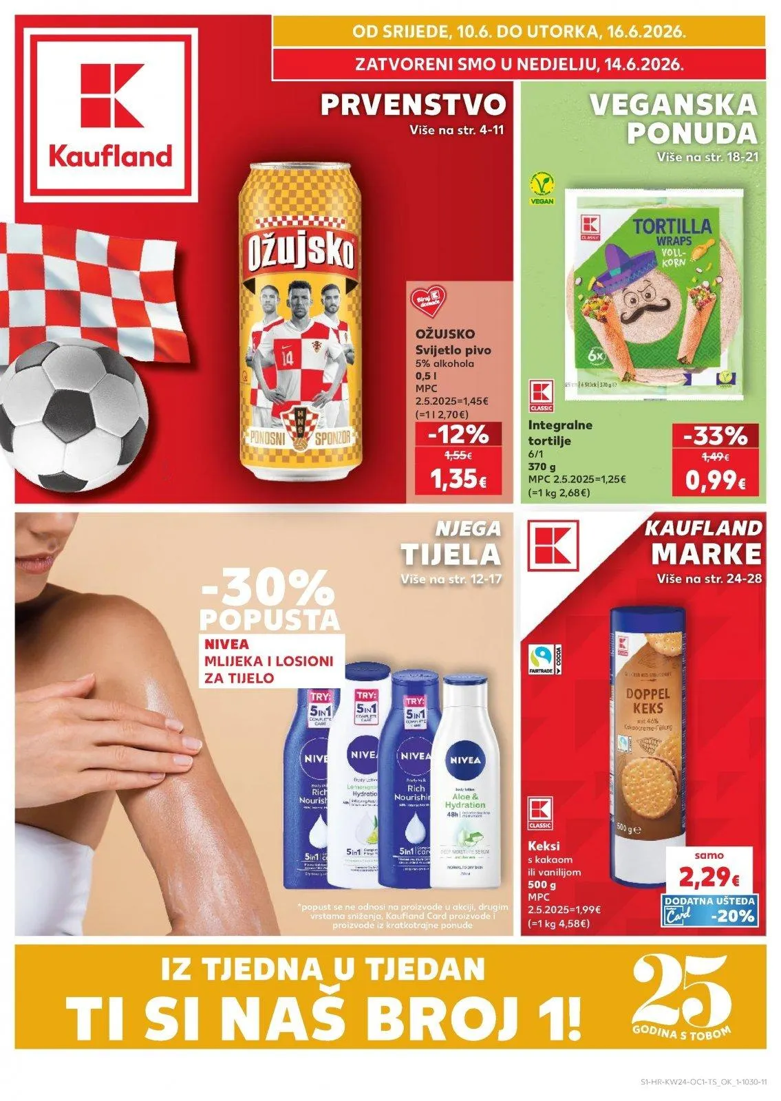 Katalog Kaufland katalog do 16.06.2026 od 10. lipnja do 16. lipnja 2026. - Pregled Stranica 1