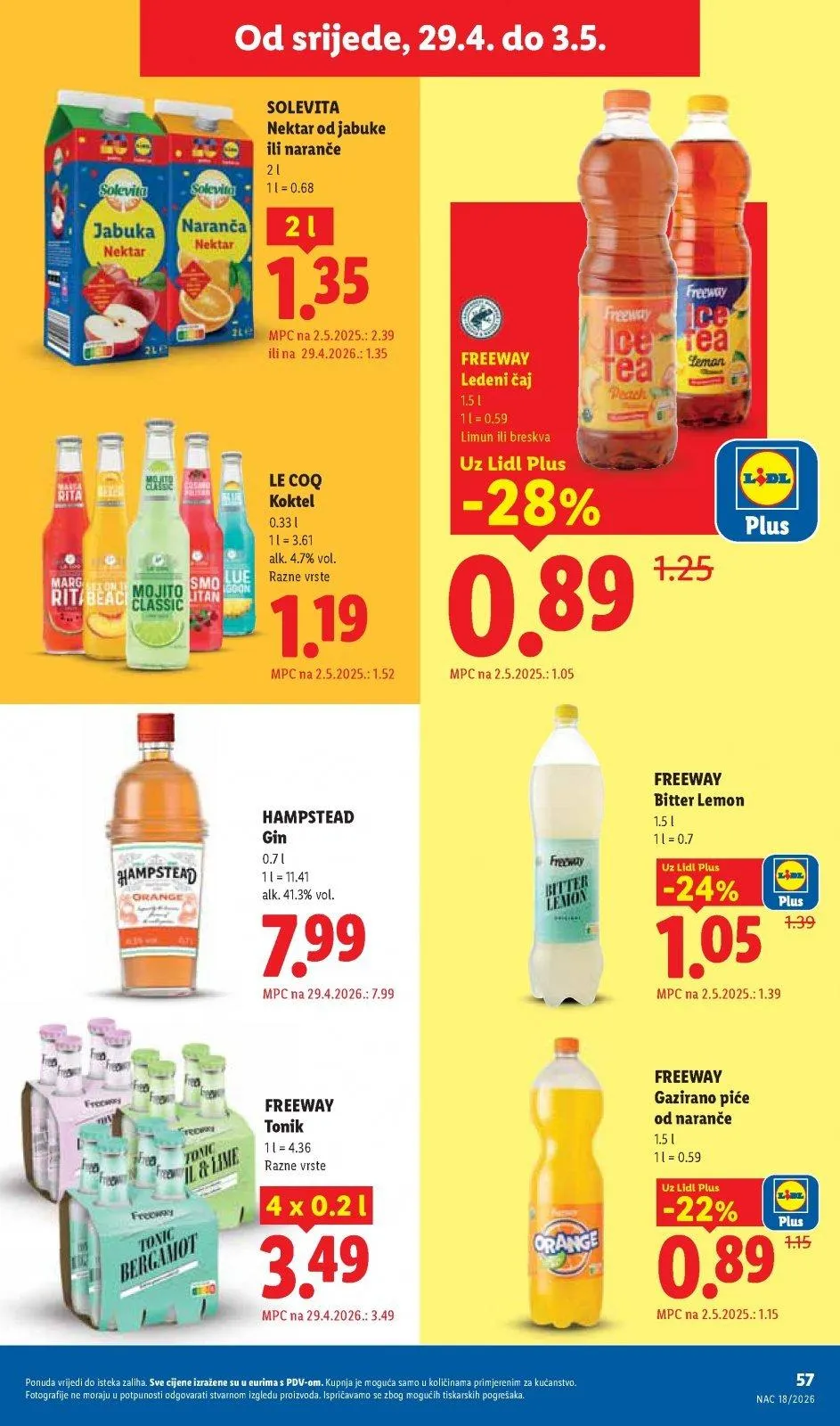 Katalog Lidl katalog do 03.05.2026 od 23. travnja do 3. svibnja 2026. - Pregled Stranica 57