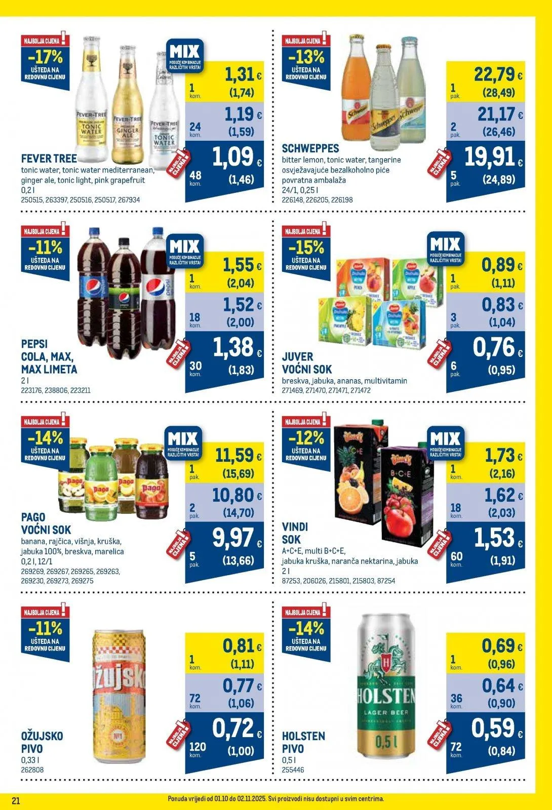 Katalog Metro katalog do 02.11.2025 od 28. listopada do 2. studenoga 2025. - Pregled Stranica 21