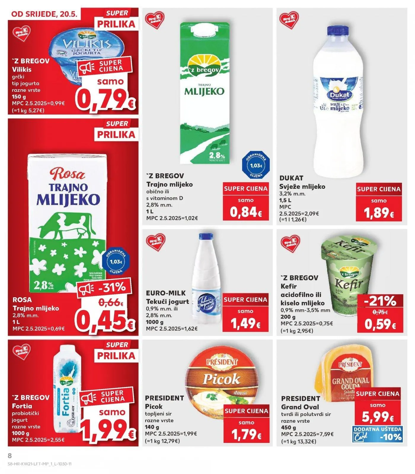 Katalog Kaufland katalog do 26.05.2026 od 20. svibnja do 26. svibnja 2026. - Pregled Stranica 8
