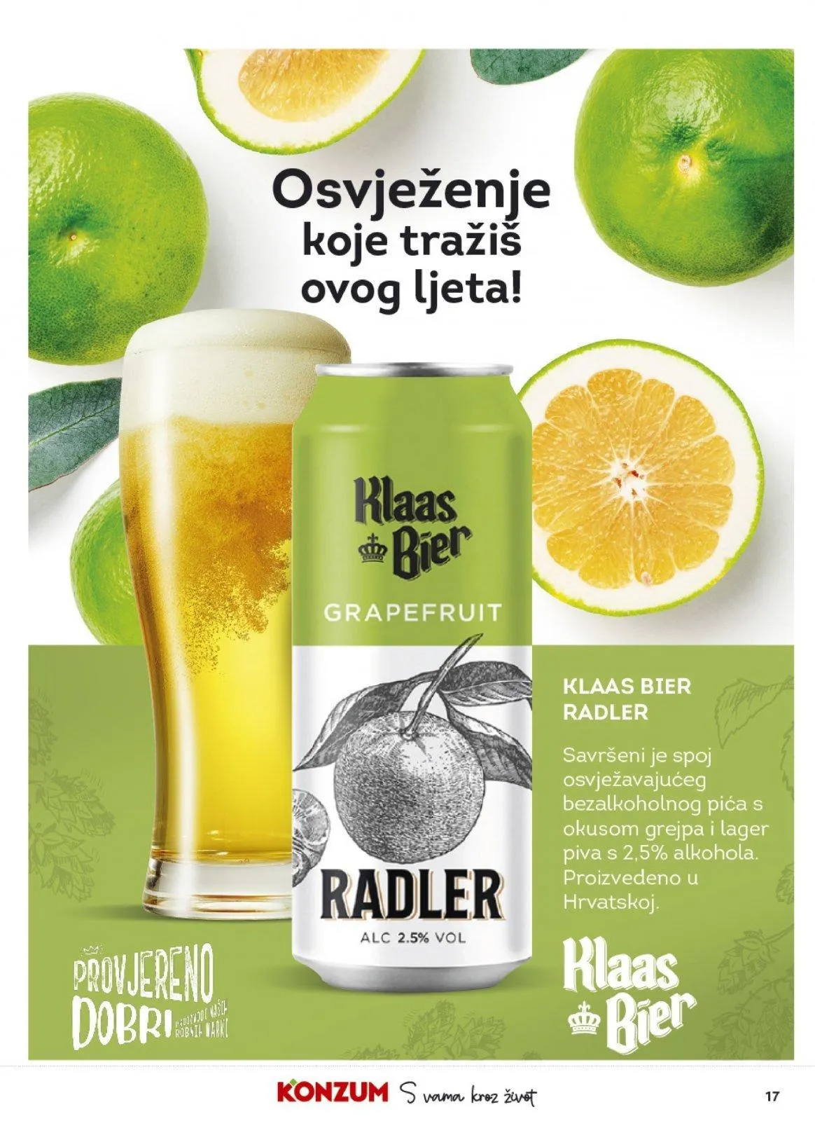 Katalog Konzum katalog do 16.06.2026 od 10. lipnja do 16. lipnja 2026. - Pregled Stranica 17