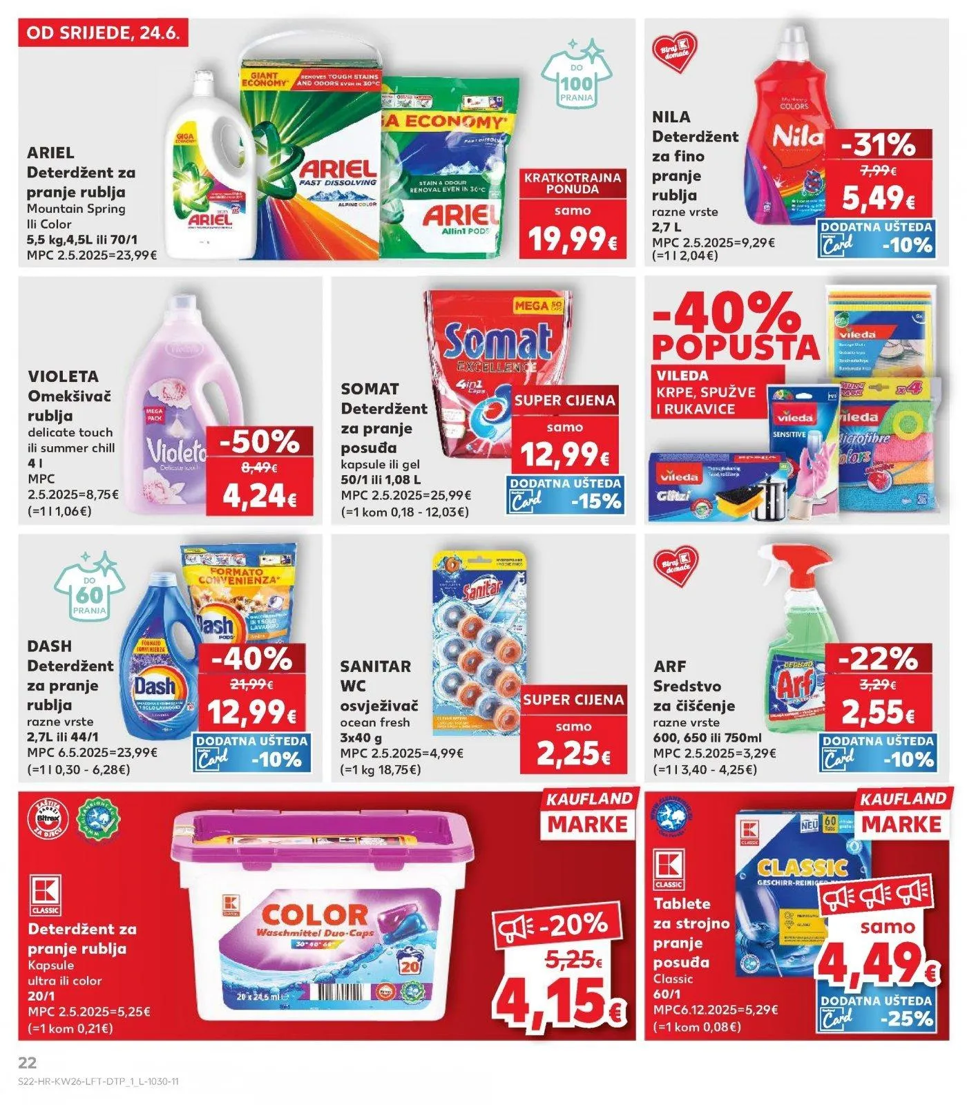 Katalog Kaufland katalog do 30.06.2026 od 25. lipnja do 30. lipnja 2026. - Pregled Stranica 22