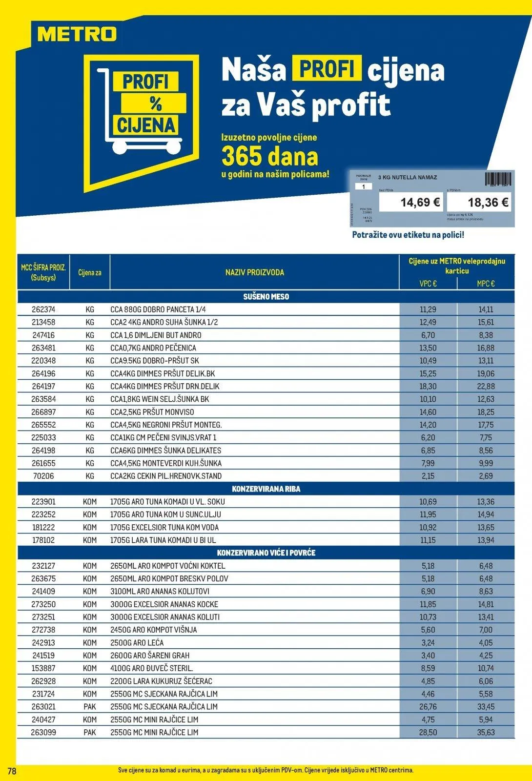 Katalog Metro katalog do 02.02.2026 od 15. siječnja do 2. veljače 2026. - Pregled Stranica 78