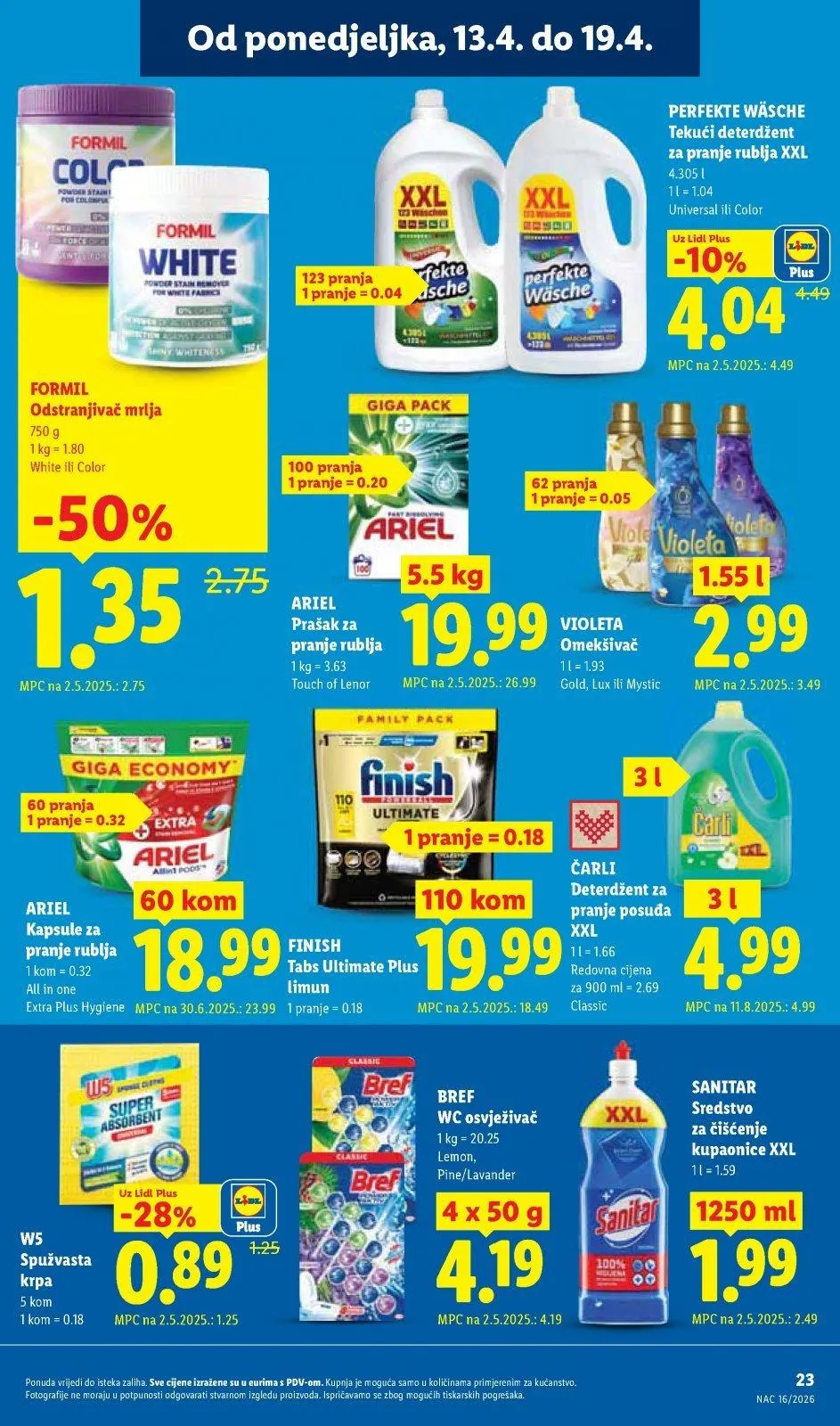 Katalog Lidl katalog do 19.04.2026 od 9. travnja do 19. travnja 2026. - Pregled Stranica 23
