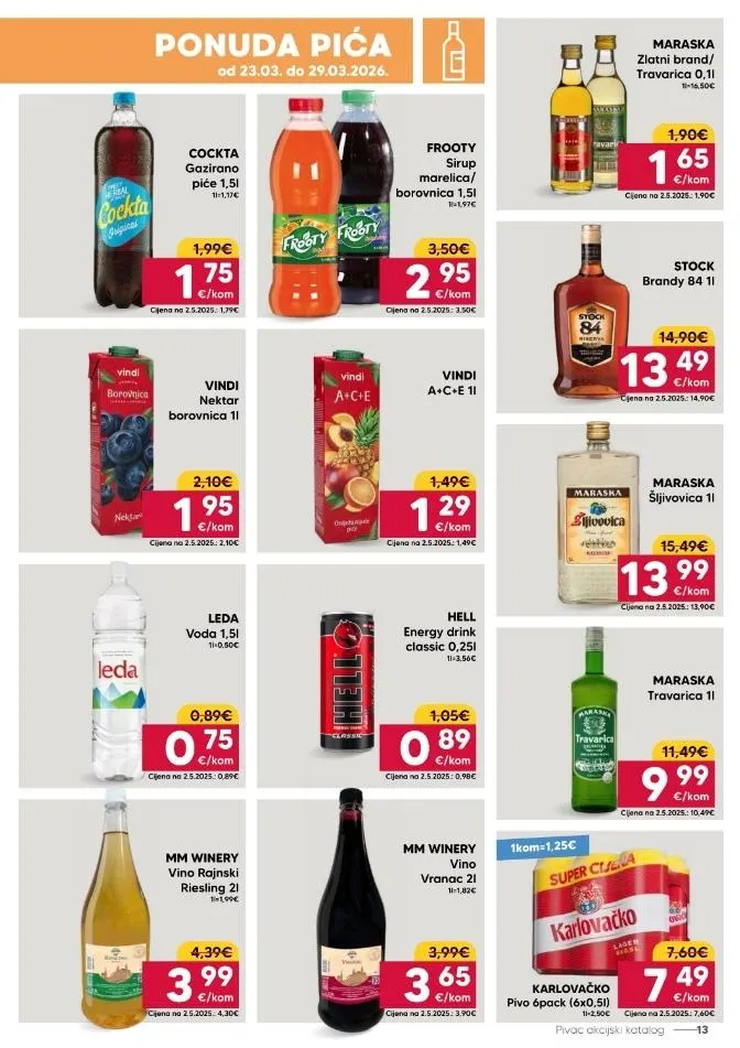 Katalog Pivac katalog do 29.03.2026 od 23. ožujka do 29. ožujka 2026. - Pregled Stranica 13