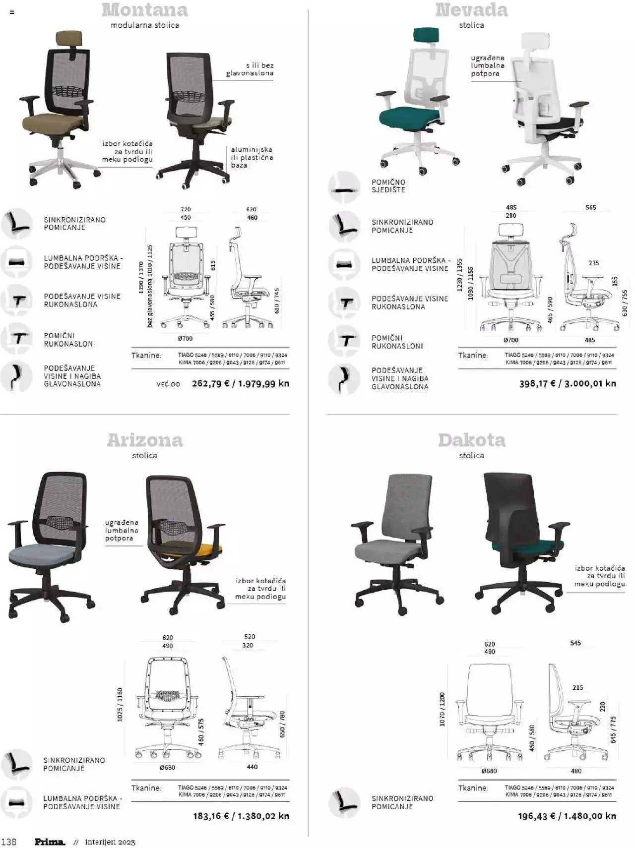Katalog Katalog interijeri 2023 Prima od 20. veljače do 31. prosinca 2023. - Pregled Stranica 140