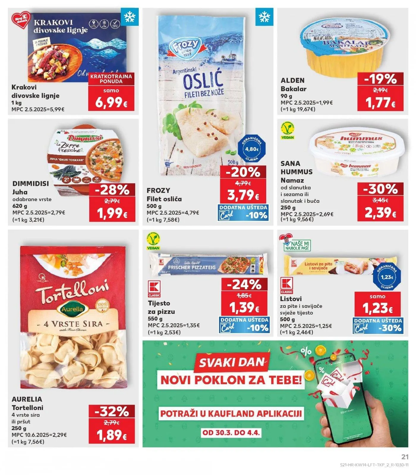 Katalog Kaufland katalog do 07.04.2026 od 1. travnja do 7. travnja 2026. - Pregled Stranica 21