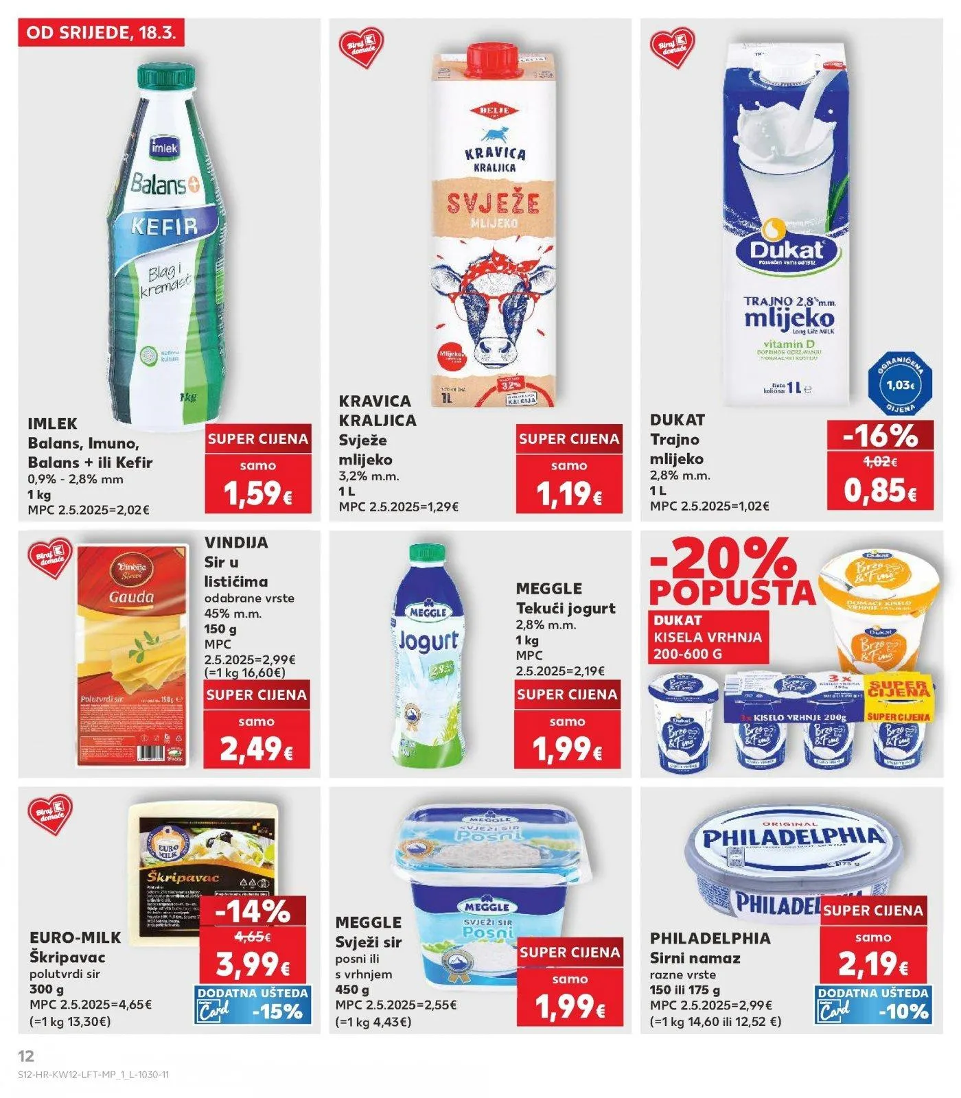 Katalog Kaufland katalog do 24.03.2026 od 18. ožujka do 24. ožujka 2026. - Pregled Stranica 12