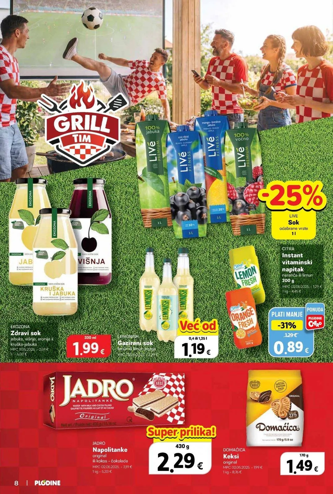 Katalog Plodine katalog do 23.06.2026 od 17. lipnja do 23. lipnja 2026. - Pregled Stranica 8