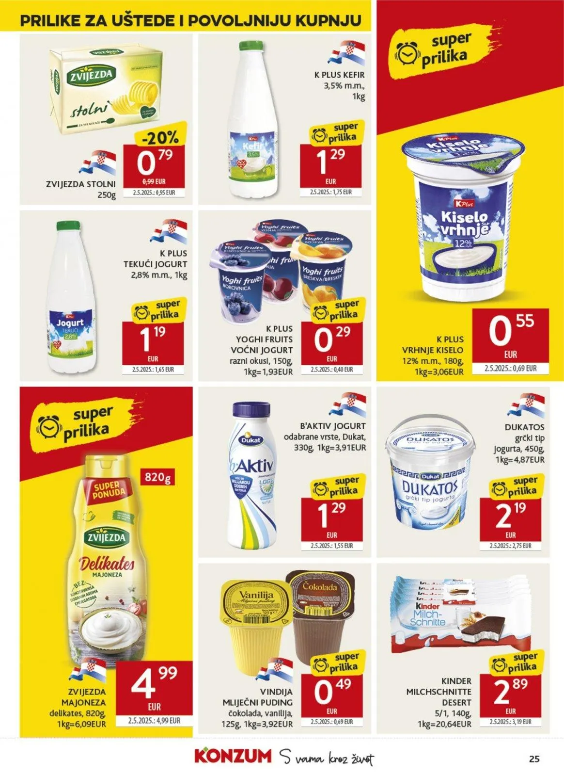 Katalog Konzum katalog do 17.03.2026 od 12. ožujka do 17. ožujka 2026. - Pregled Stranica 25
