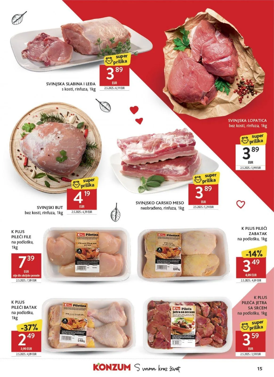 Katalog Konzum katalog do 26.05.2026 od 20. svibnja do 26. svibnja 2026. - Pregled Stranica 15