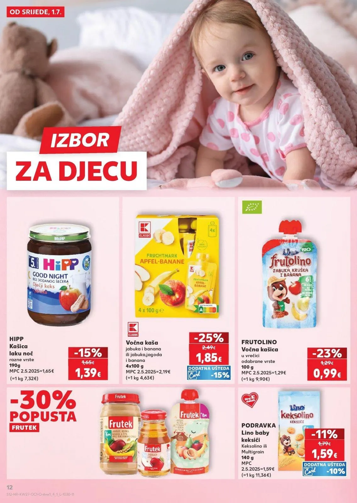 Katalog Kaufland katalog do 07.07.2026 od 1. srpnja do 7. srpnja 2026. - Pregled Stranica 12