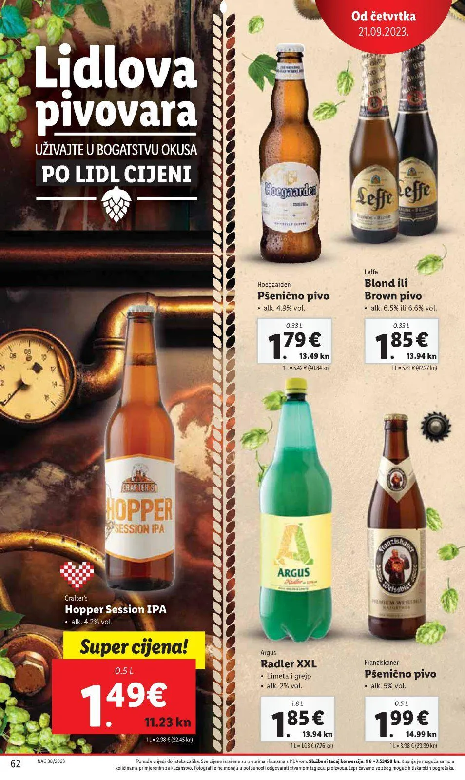 Katalog Lidl katalog do 24.09.2023 od 14. rujna do 24. rujna 2023. - Pregled Stranica 62