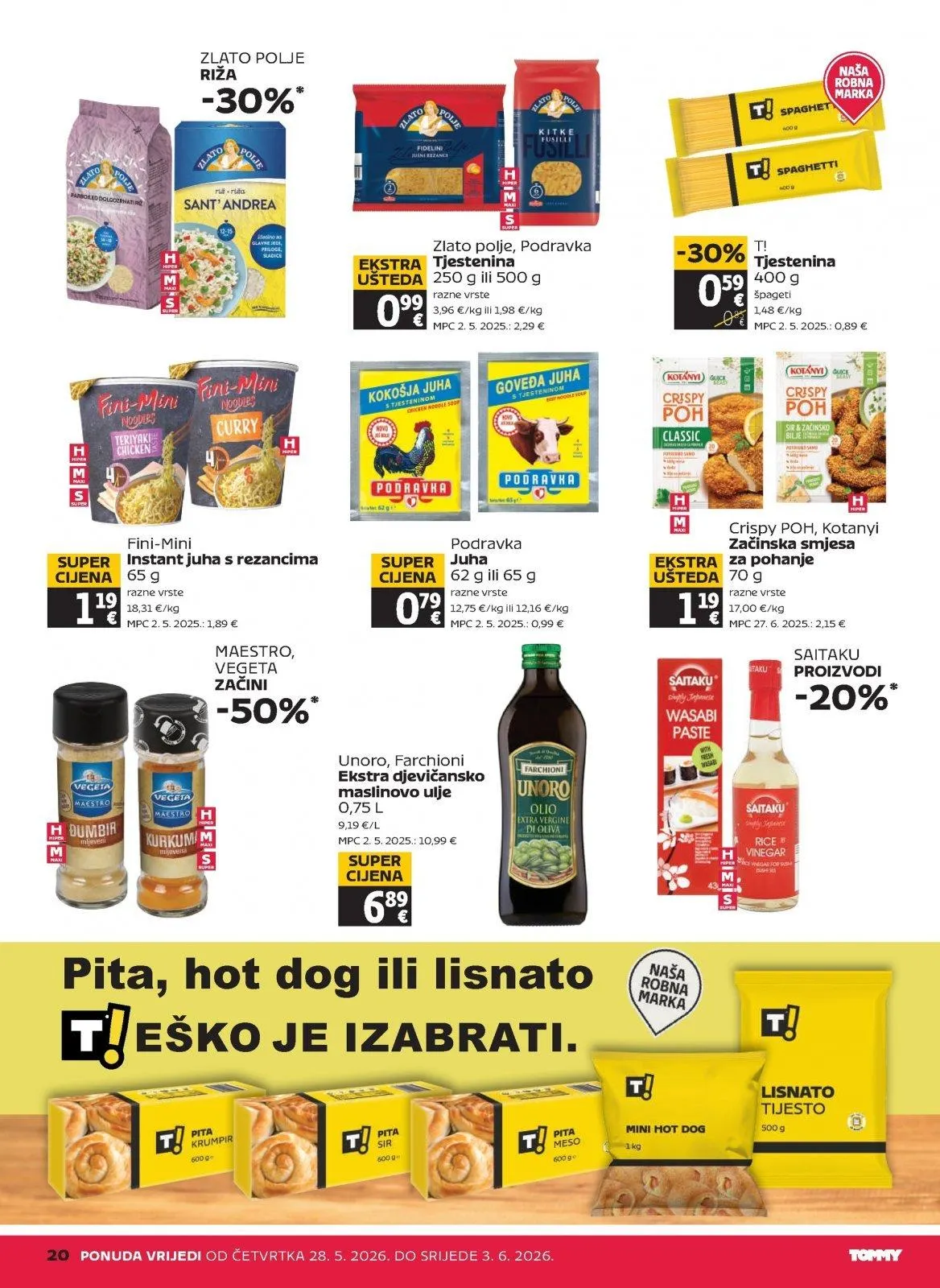 Katalog Tommy katalog do 03.06.2026 od 28. svibnja do 3. lipnja 2026. - Pregled Stranica 20