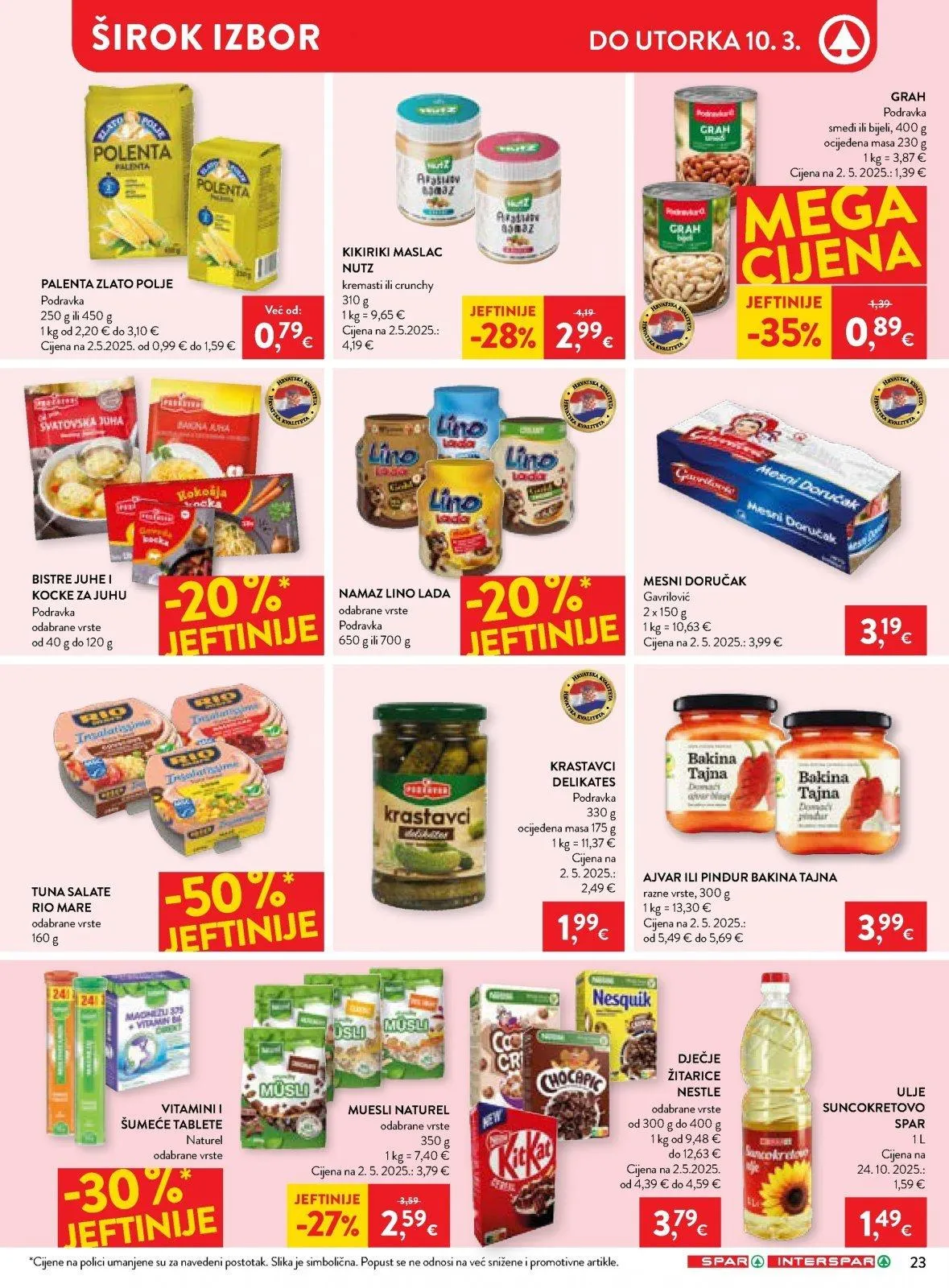 Katalog Spar katalog do 10.03.2026 od 5. ožujka do 10. ožujka 2026. - Pregled Stranica 25