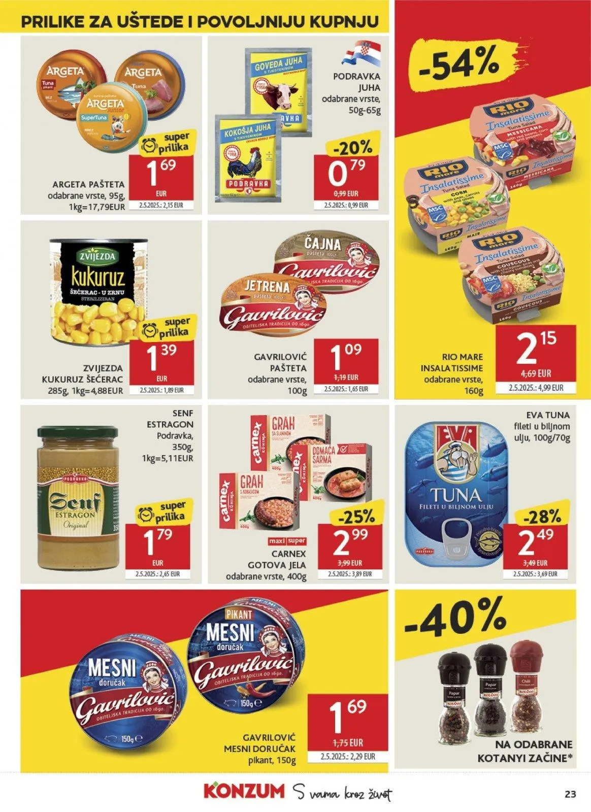 Katalog Konzum katalog do 27.01.2026 od 22. siječnja do 27. siječnja 2026. - Pregled Stranica 23