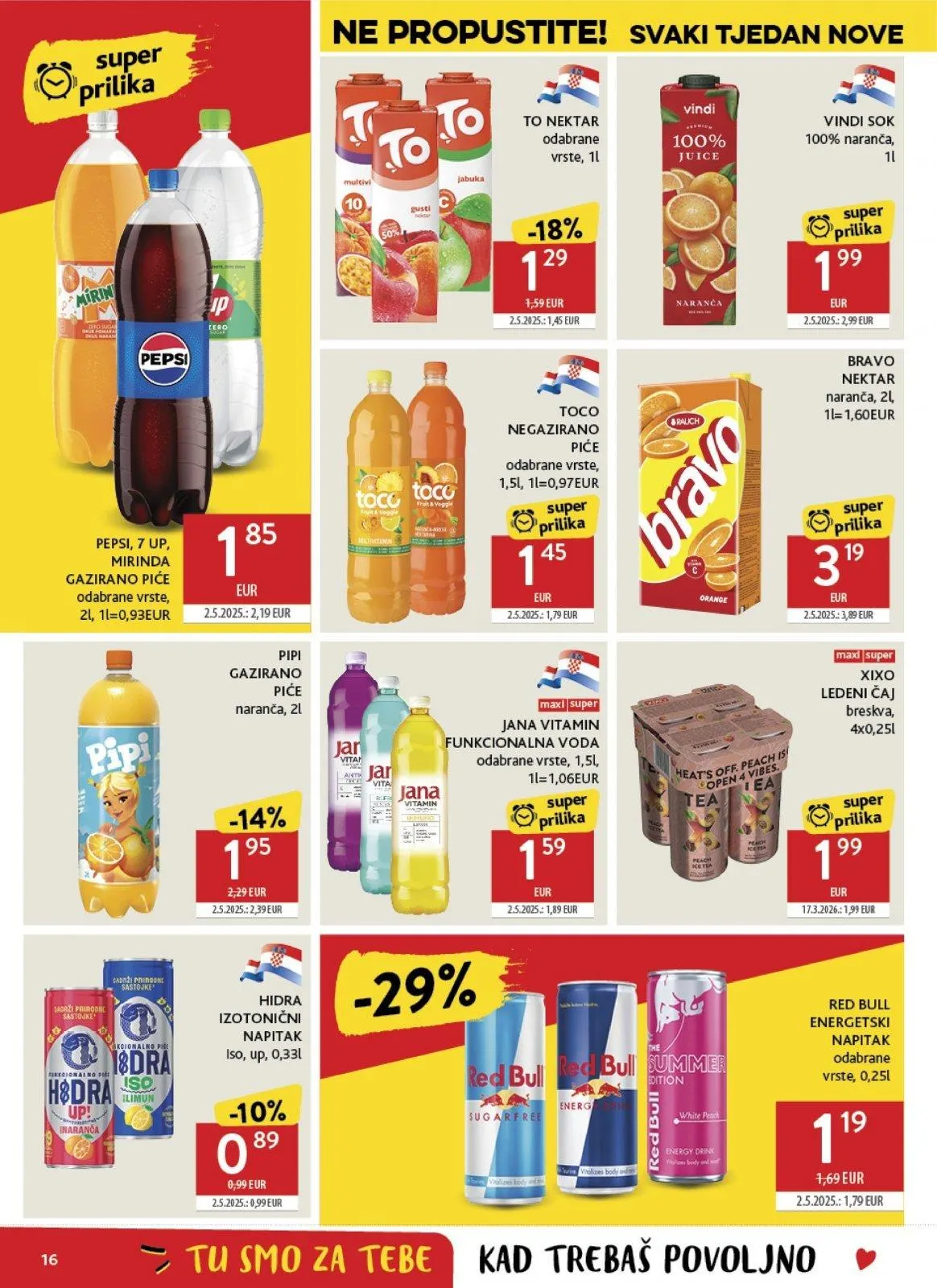 Katalog Konzum katalog do 16.06.2026 od 10. lipnja do 16. lipnja 2026. - Pregled Stranica 16
