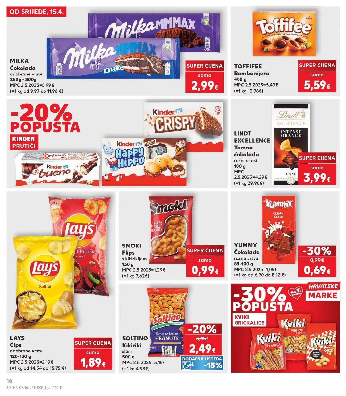 Katalog Kaufland katalog do 21.04.2026 od 15. travnja do 21. travnja 2026. - Pregled Stranica 16