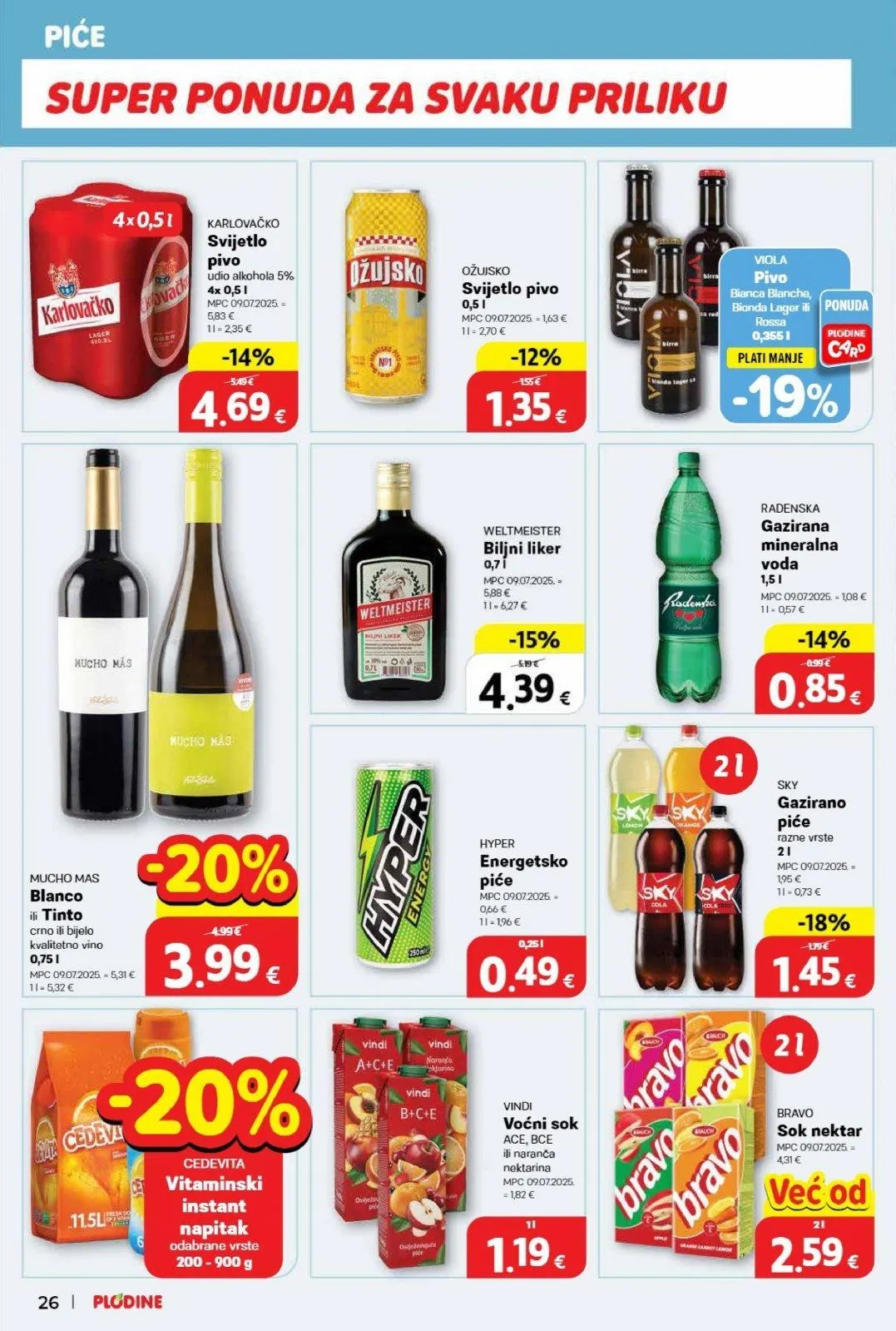 Katalog Plodine katalog do 03.03.2026 od 26. veljače do 3. ožujka 2026. - Pregled Stranica 26