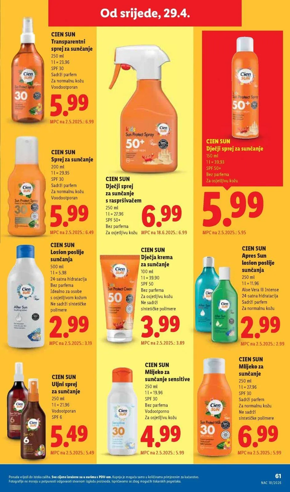 Katalog Lidl katalog do 03.05.2026 od 23. travnja do 3. svibnja 2026. - Pregled Stranica 61