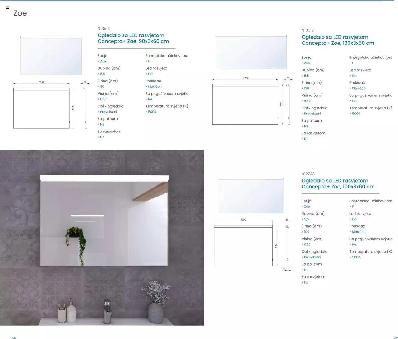 Katalog Kupaonski namještaj i ogledala 2023 Fero-term od 13. ožujka do 31. prosinca 2023. - Pregled Stranica 114