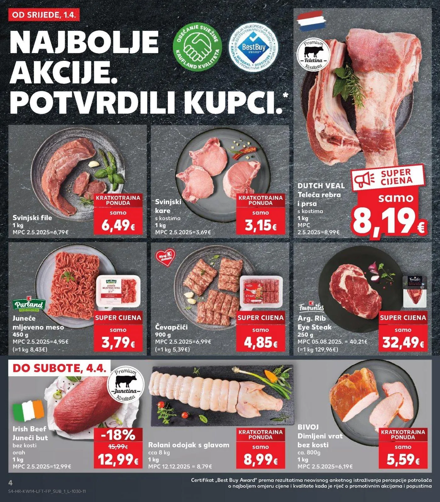 Katalog Kaufland katalog do 07.04.2026 od 1. travnja do 7. travnja 2026. - Pregled Stranica 4