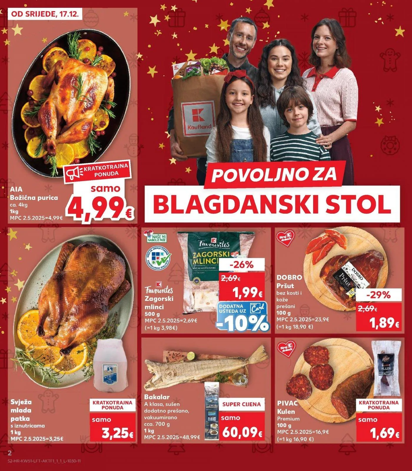Katalog Kaufland katalog do 26.12.2025 od 17. prosinca do 26. prosinca 2025. - Pregled Stranica 2
