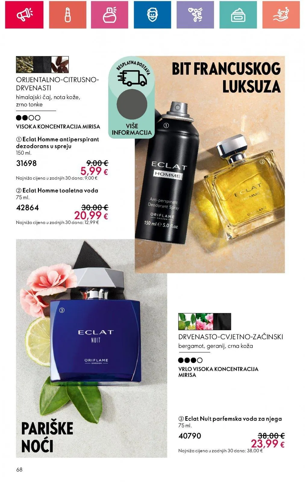Katalog Oriflame katalog do 11.09.2024 od 29. kolovoza do 11. rujna 2024. - Pregled Stranica 68