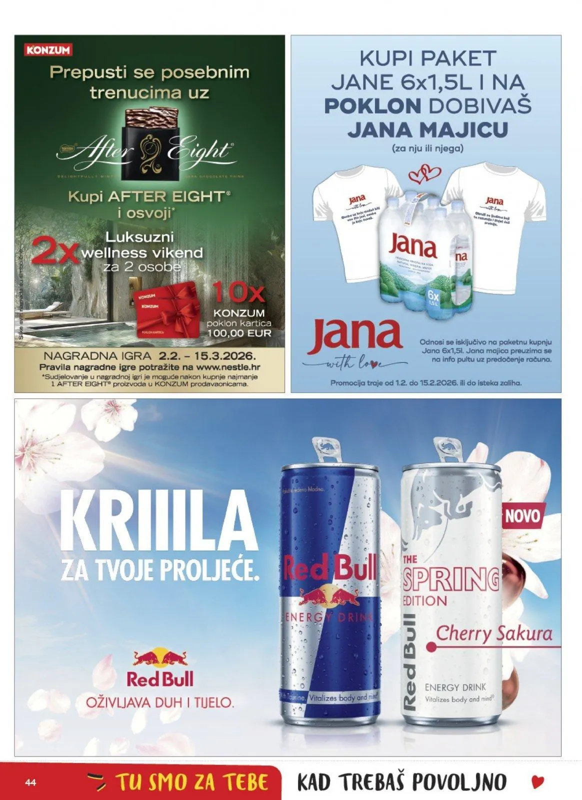Katalog Konzum katalog do 17.02.2026 od 12. veljače do 17. veljače 2026. - Pregled Stranica 44