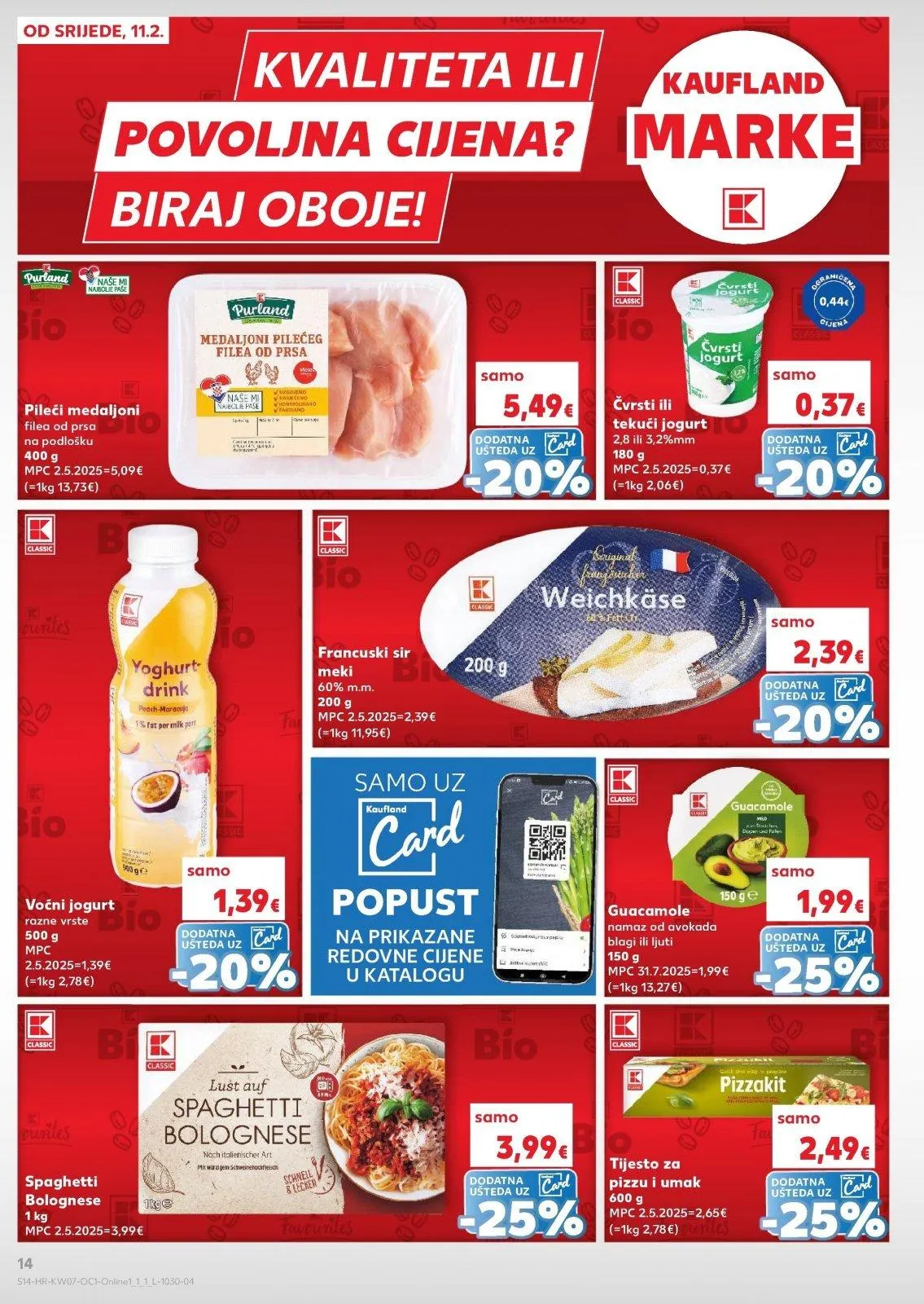Katalog Kaufland katalog do 17.02.2026 od 11. veljače do 17. veljače 2026. - Pregled Stranica 14
