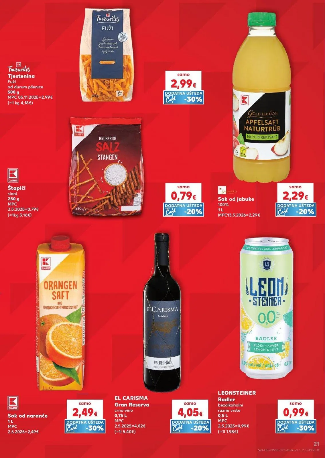 Katalog Kaufland katalog do 21.04.2026 od 15. travnja do 21. travnja 2026. - Pregled Stranica 21