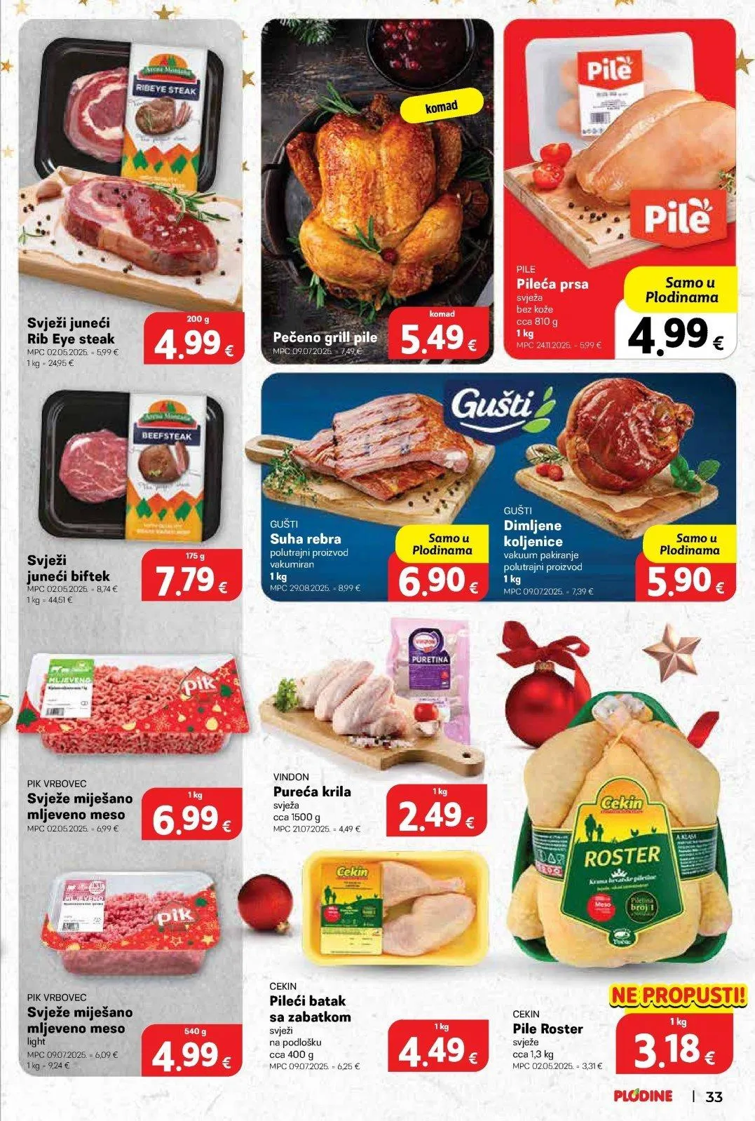 Katalog Plodine katalog do 24.12.2025 od 17. prosinca do 24. prosinca 2025. - Pregled Stranica 33