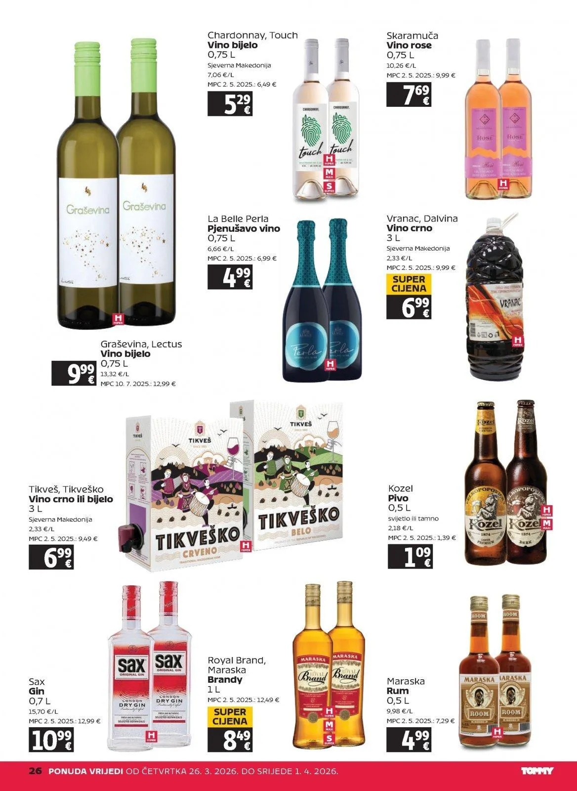 Katalog Tommy katalog do 01.04.2026 od 26. ožujka do 1. travnja 2026. - Pregled Stranica 26