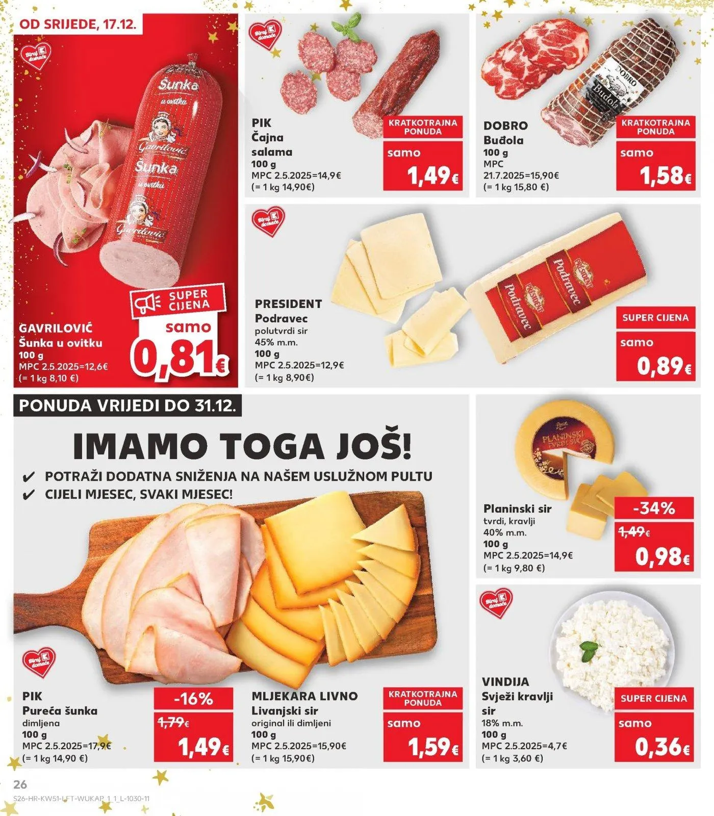 Katalog Kaufland katalog do 26.12.2025 od 17. prosinca do 26. prosinca 2025. - Pregled Stranica 26