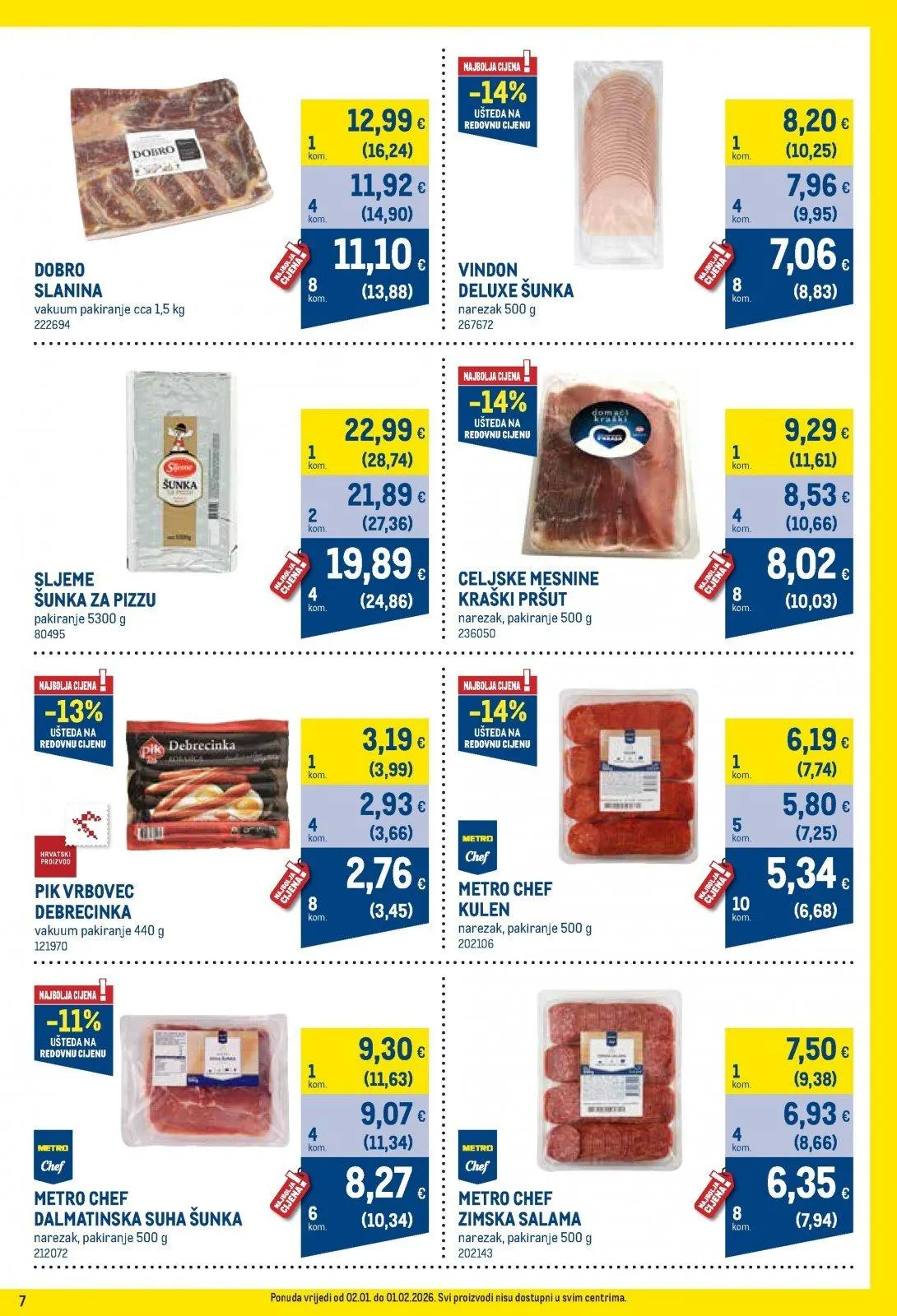 Katalog Metro katalog do 02.02.2026 od 15. siječnja do 2. veljače 2026. - Pregled Stranica 7