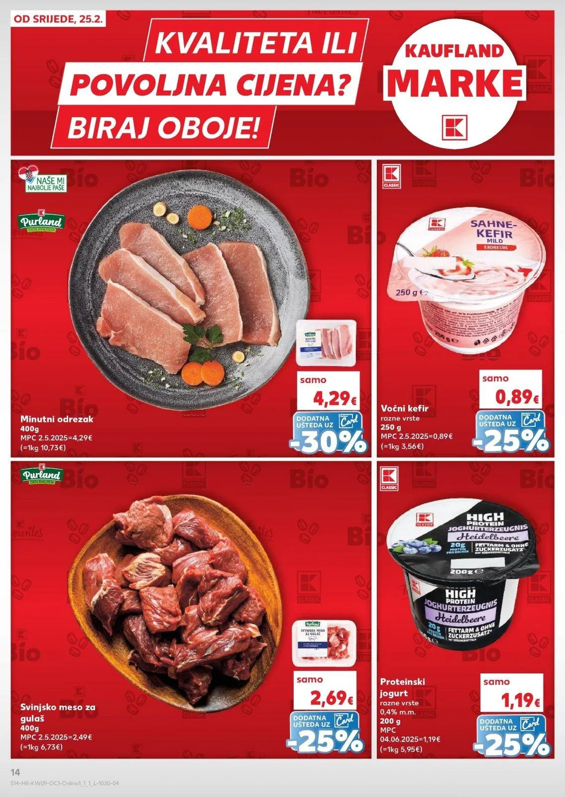 Katalog Kaufland katalog do 03.03.2026 od 25. veljače do 3. ožujka 2026. - Pregled Stranica 14