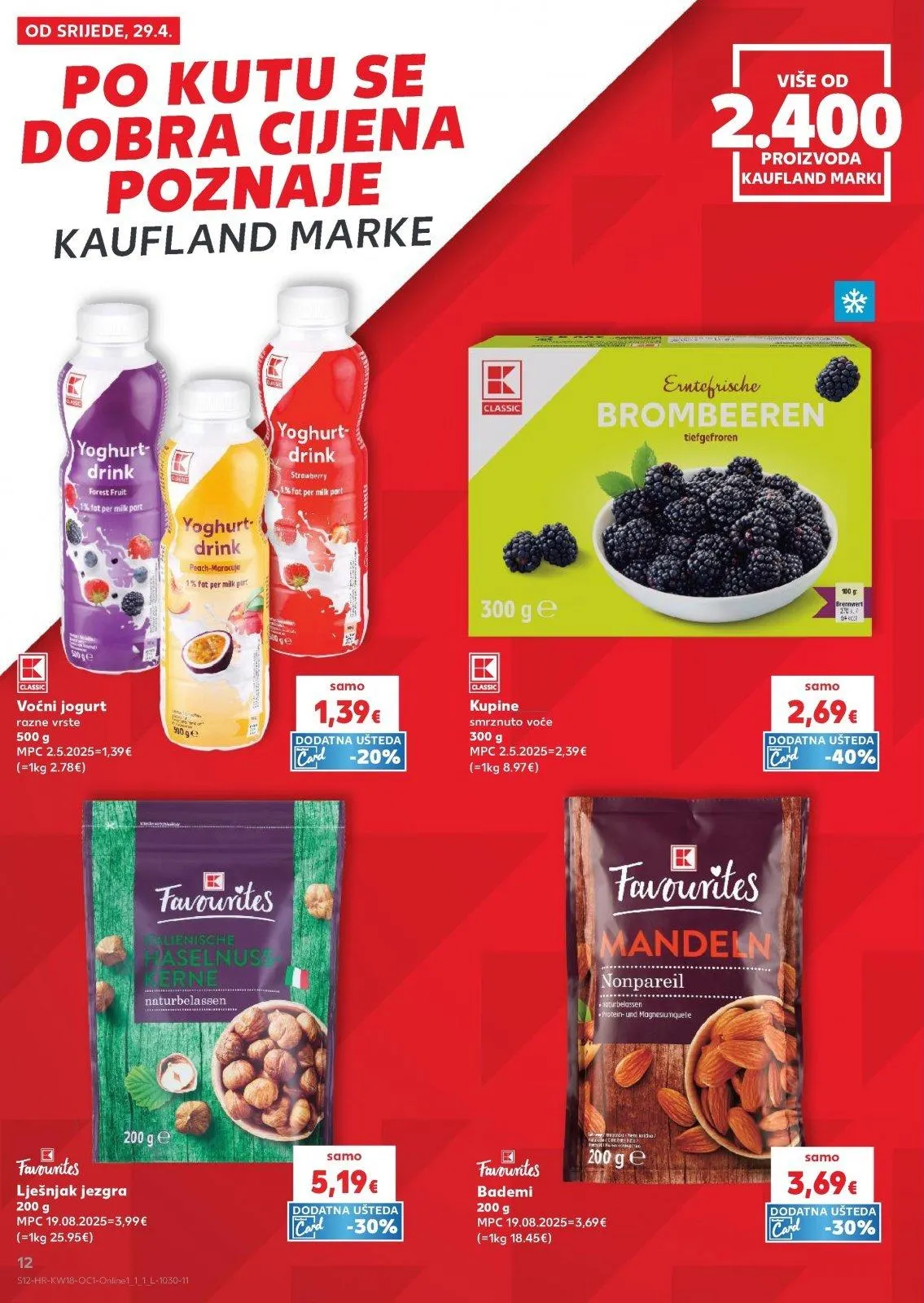 Katalog Kaufland katalog do 05.05.2026 od 29. travnja do 5. svibnja 2026. - Pregled Stranica 12