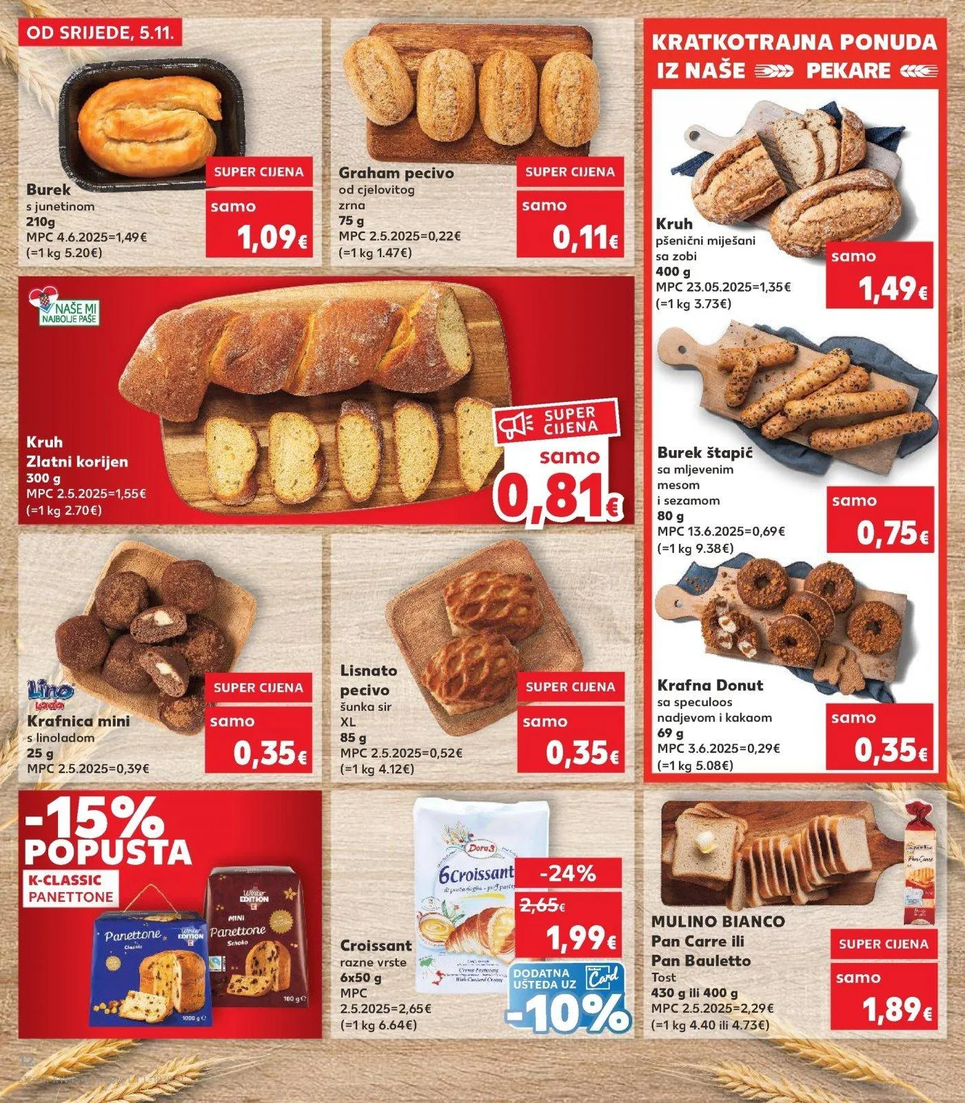 Katalog Kaufland katalog do 11.11.2025 od 5. studenoga do 11. studenoga 2025. - Pregled Stranica 12