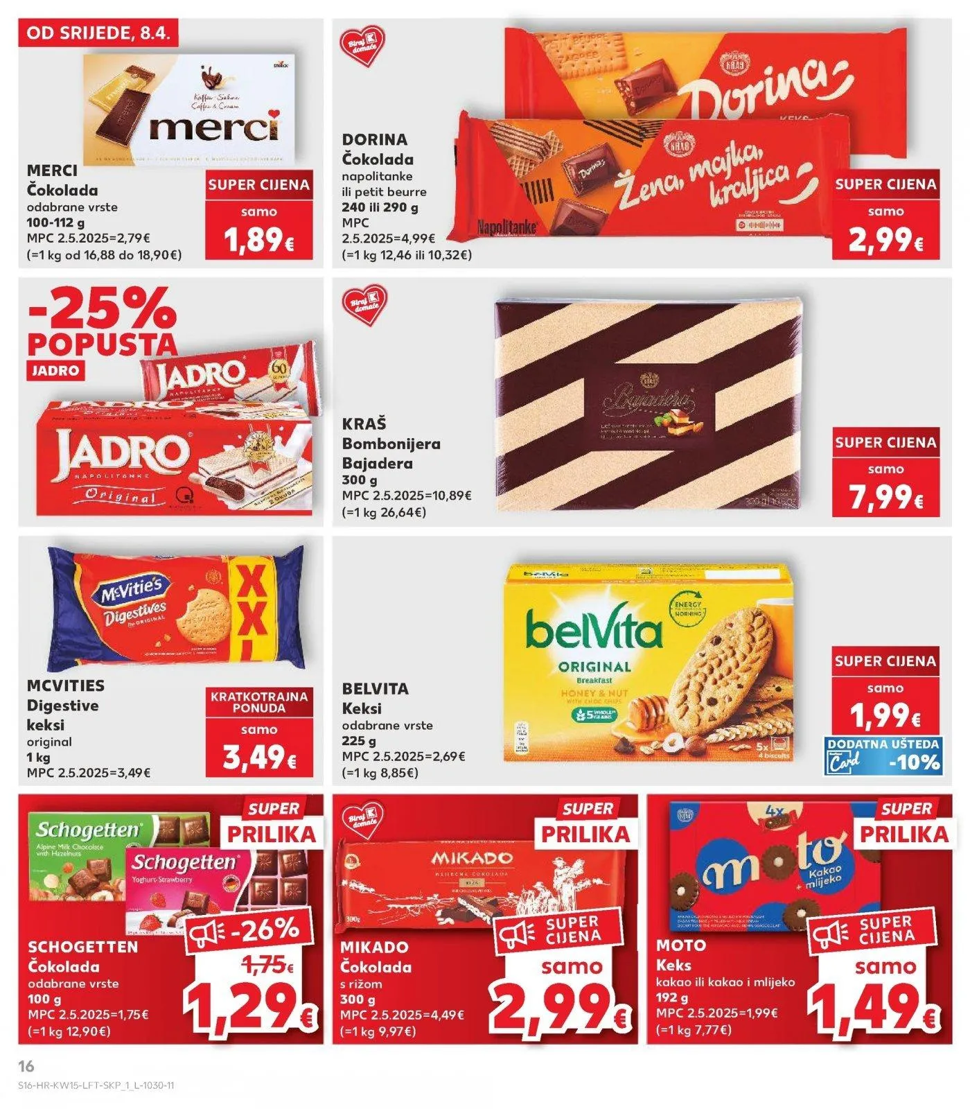 Katalog Kaufland katalog do 14.04.2026 od 8. travnja do 14. travnja 2026. - Pregled Stranica 16