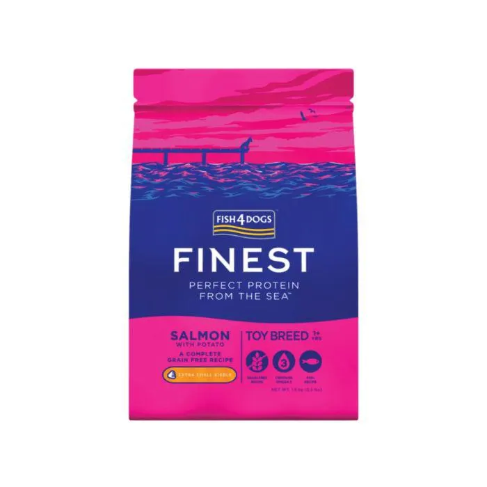 FISH4DOGS Finest XS losos s krumpirom 1,5 kg
