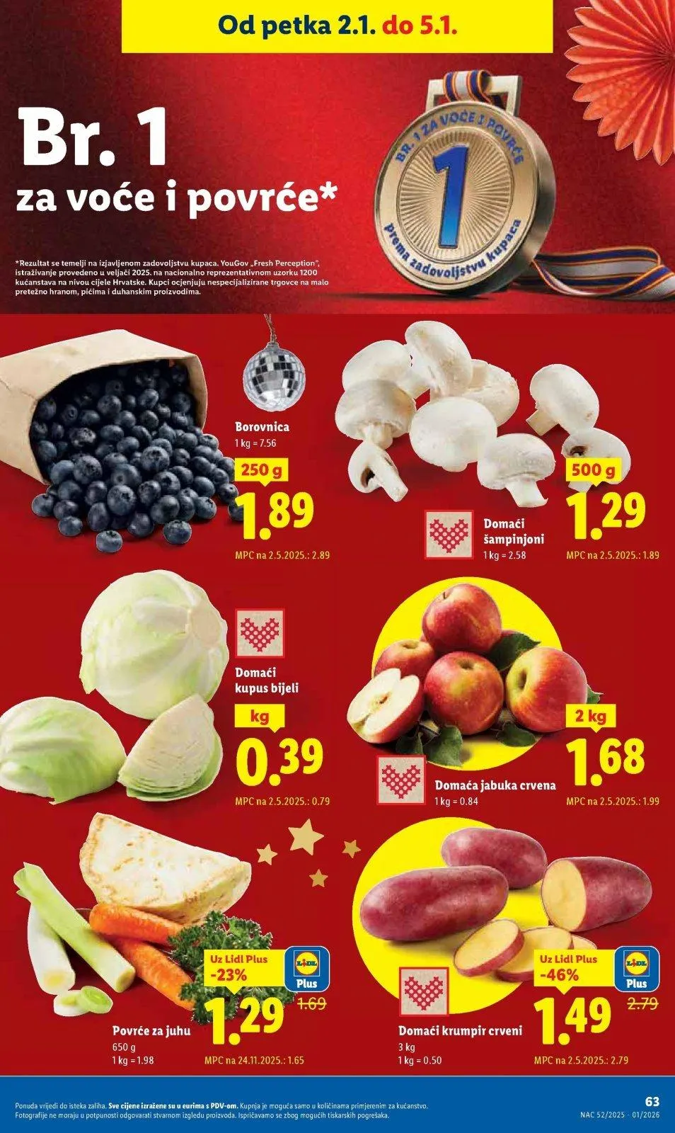 Katalog Lidl katalog do 05.01.2026 od 18. prosinca do 5. siječnja 2026. - Pregled Stranica 63