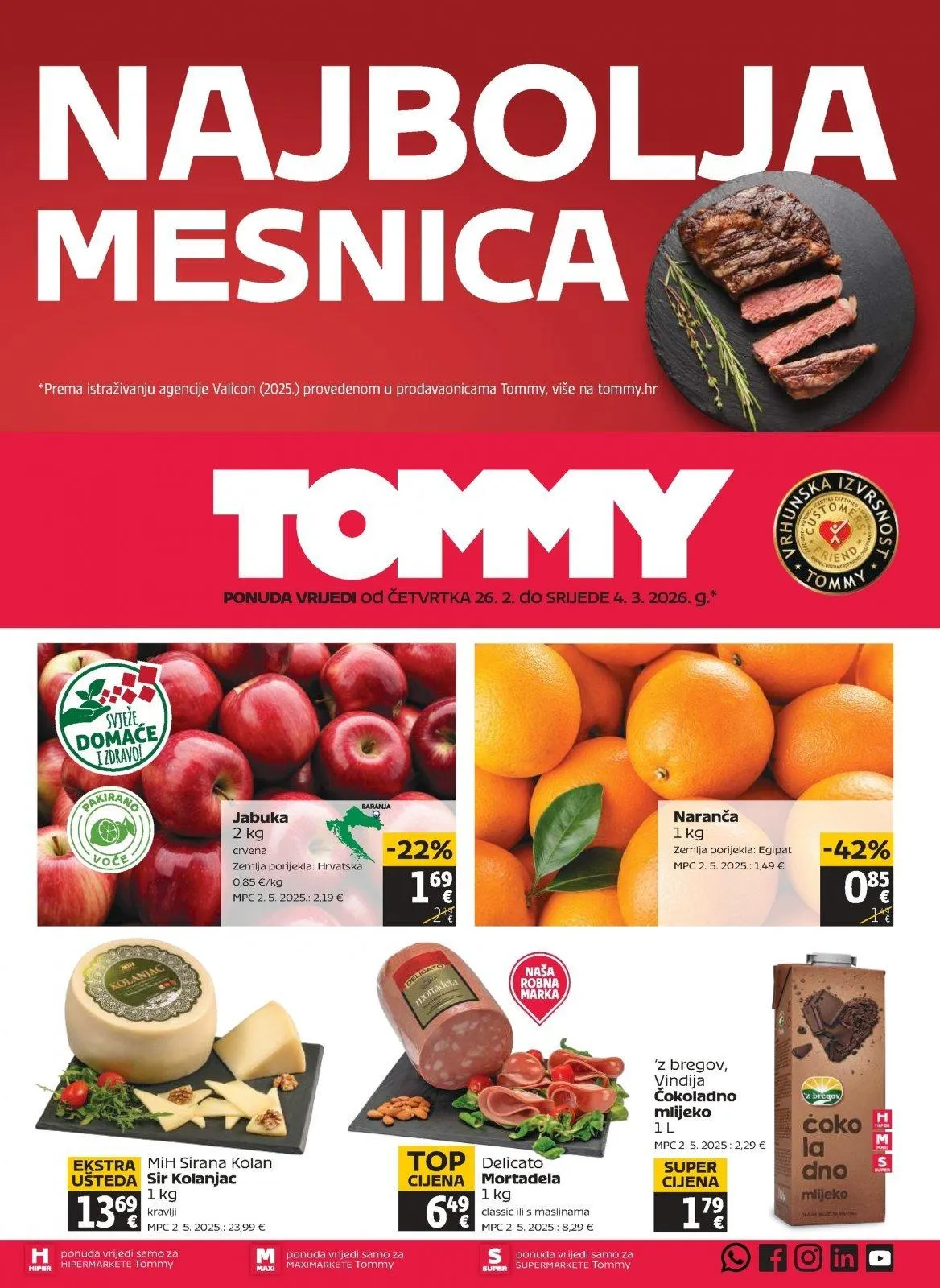 Katalog Tommy katalog do 04.03.2026 od 26. veljače do 4. ožujka 2026. - Pregled Stranica 1