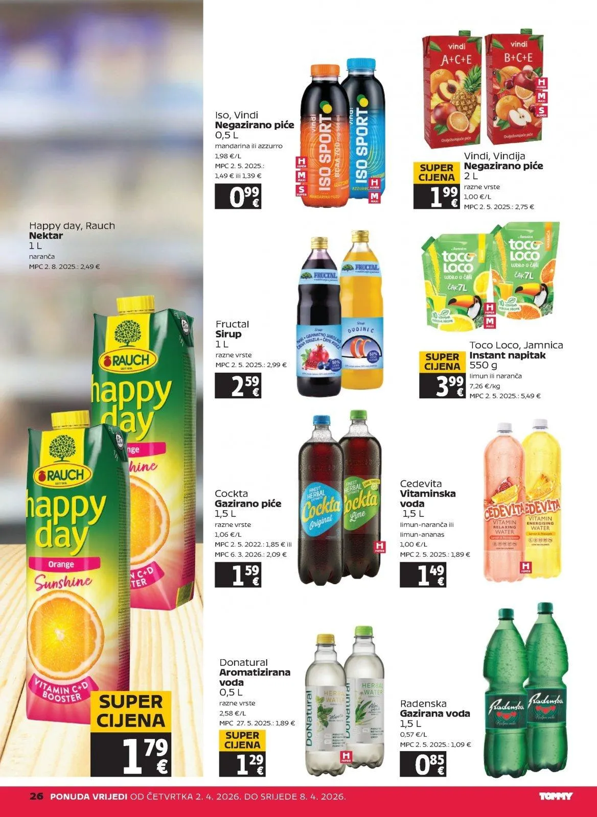 Katalog Tommy katalog do 08.04.2026 od 2. travnja do 8. travnja 2026. - Pregled Stranica 26