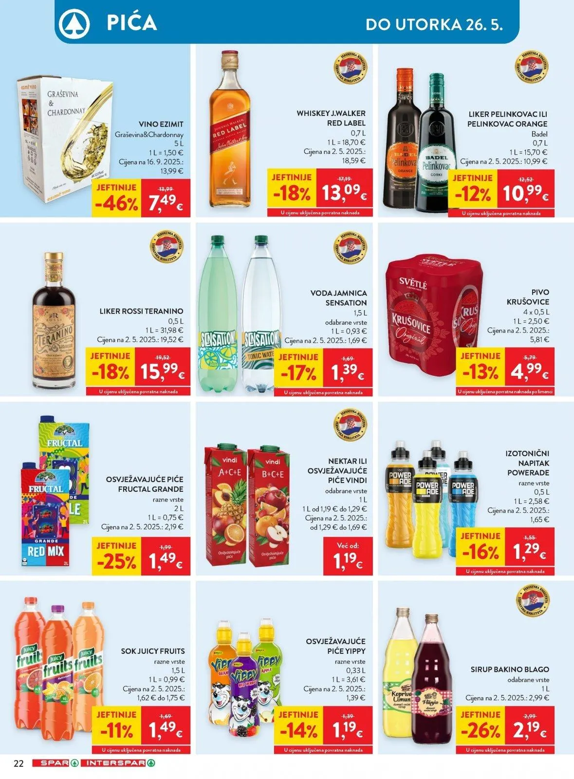 Katalog Interspar katalog do 26.05.2026 od 20. svibnja do 26. svibnja 2026. - Pregled Stranica 27
